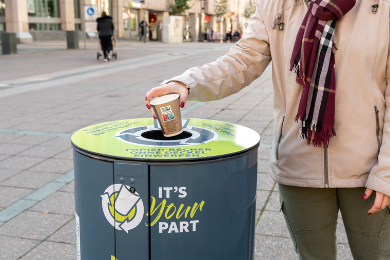 „It’s Your Part“: Einweg-Becher richtig entsorgen und Abfall reduzieren