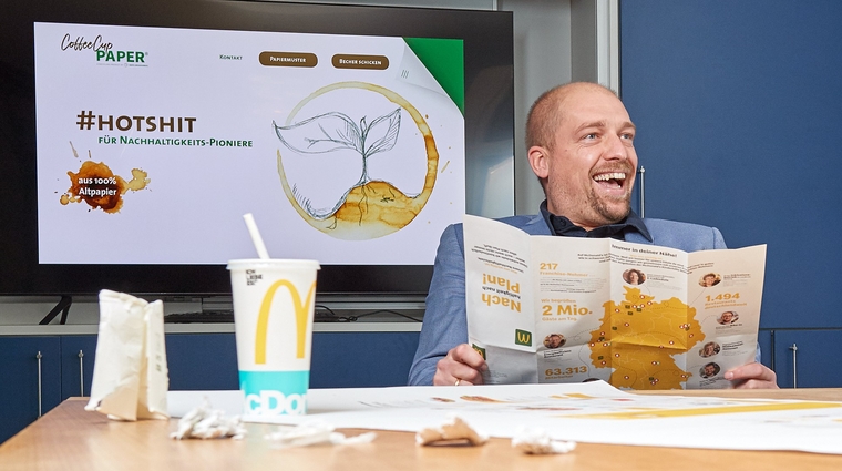 Torsten Gröger im Interview mit McDonald’s CoffeeCup Paper